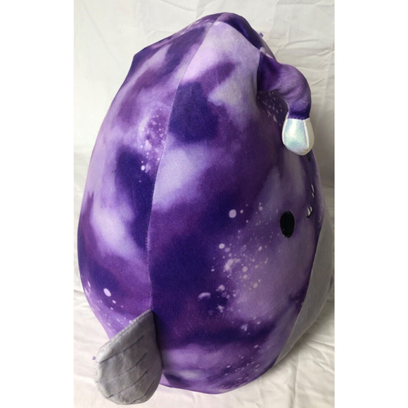 Squishmallow 11" Easton Lantern Anglerfish 1379 Soft Purple Sea Splash Plush NWT - Picture 8 of 9